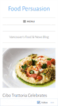 Mobile Screenshot of foodpersuasion.com