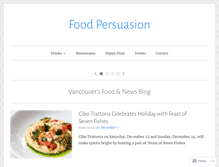 Tablet Screenshot of foodpersuasion.com